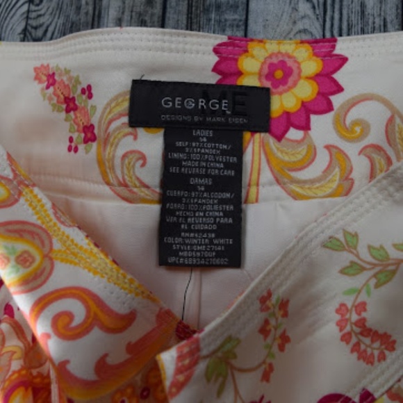 George floral skirt - New With Tags - Picture 2 of 3